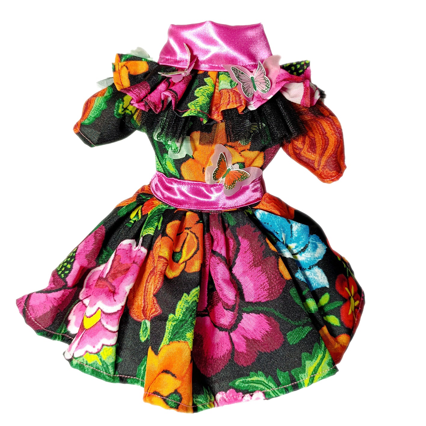 Vestido Catrina Flores
