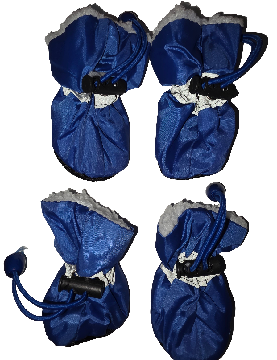 Botas lluvia Azul con peluche