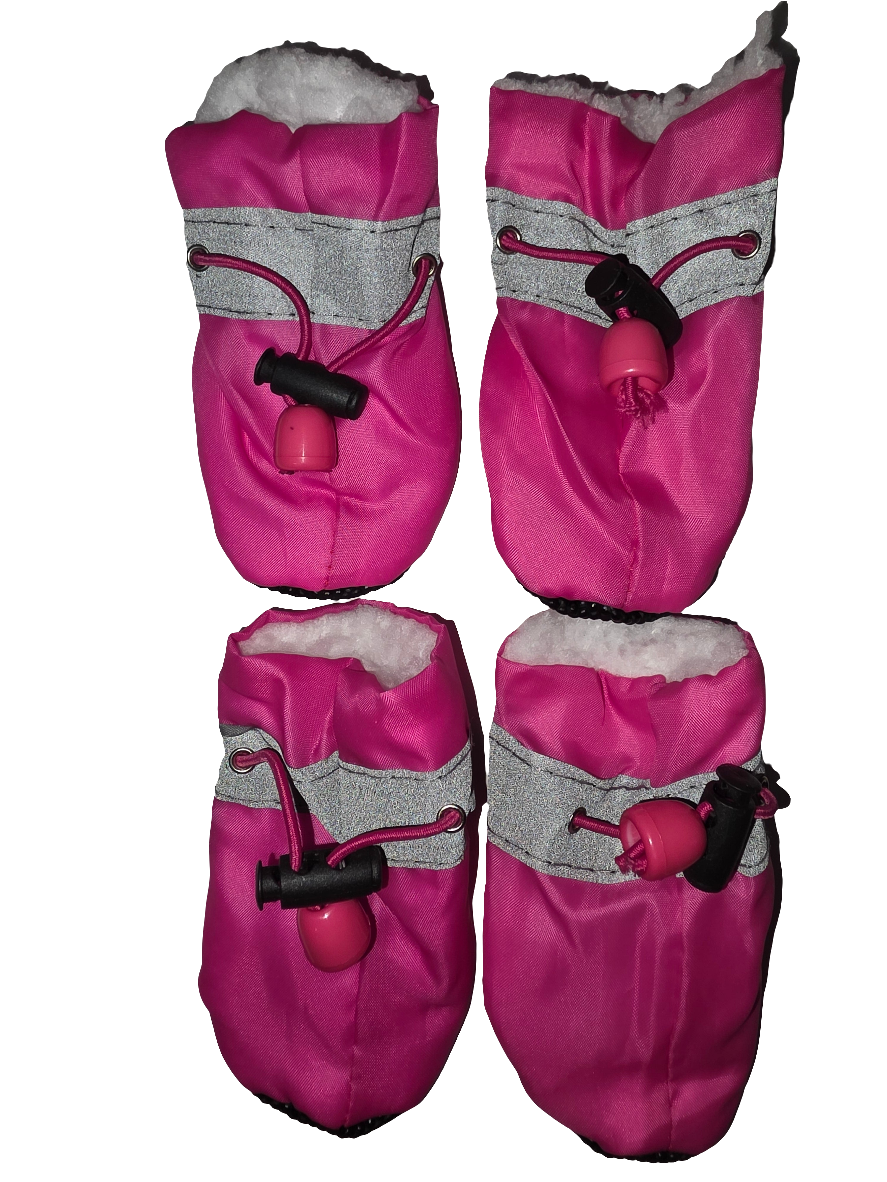 Botas lluvia Rosa con peluche