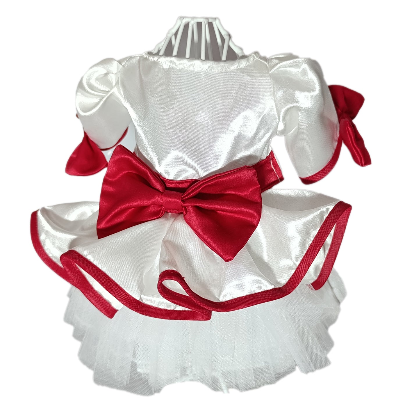 Vestido Navidad Blanco con rojo