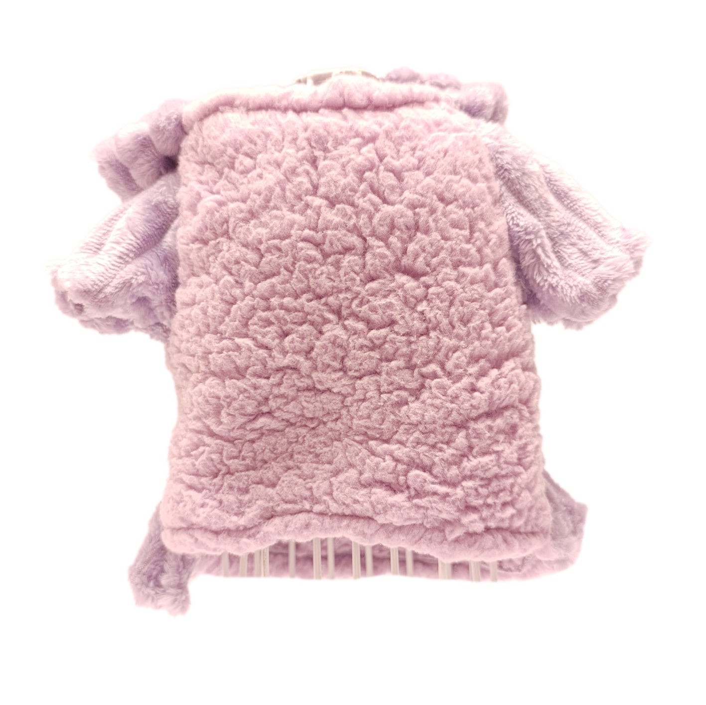 Sudadera vestido borreguito morado