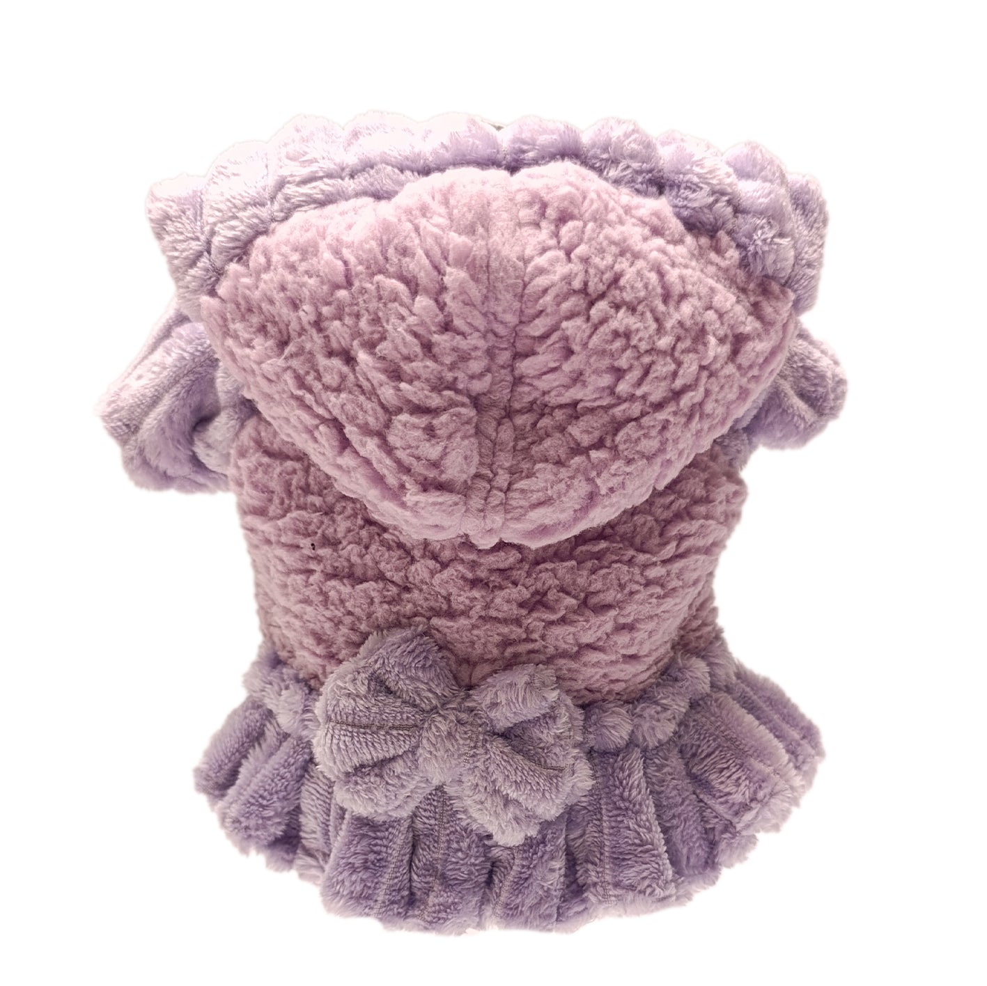 Sudadera vestido borreguito morado