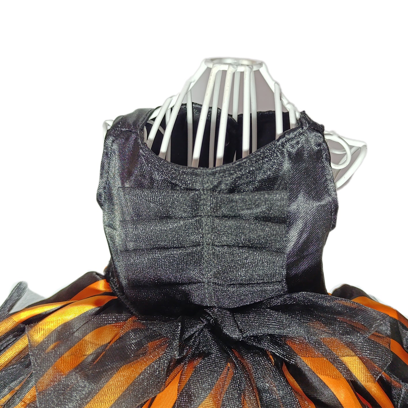 Vestido Bruja Rayas Naranja