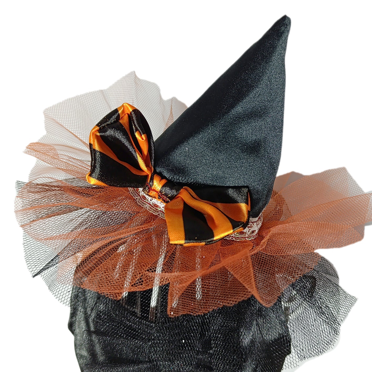 Vestido Bruja Rayas Naranja