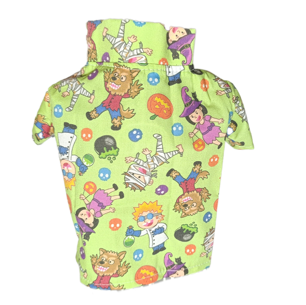 Camisa Verde Halloween sin letrero