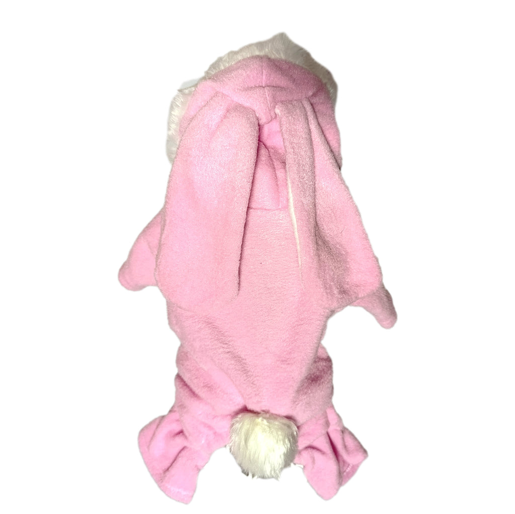 Enterizo polar conejito rosa