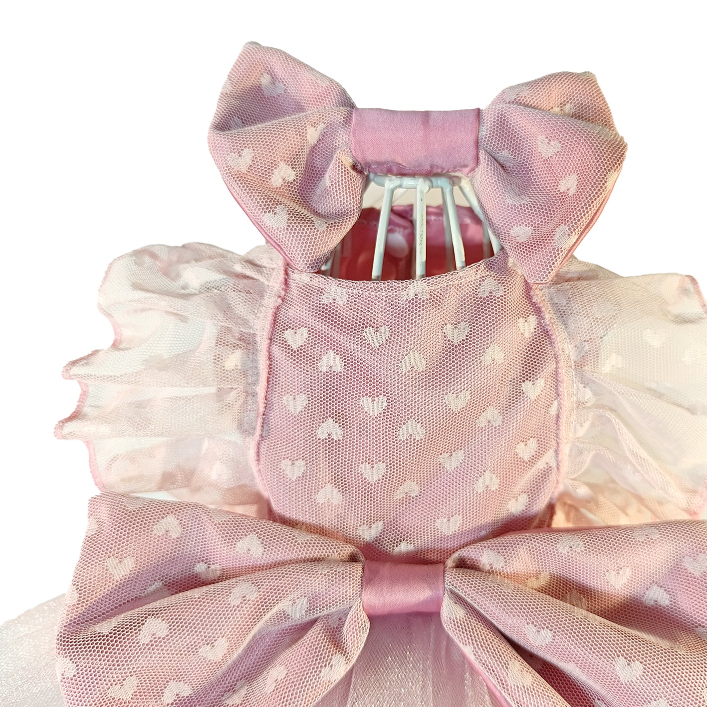 Vestido  Corazones rosas