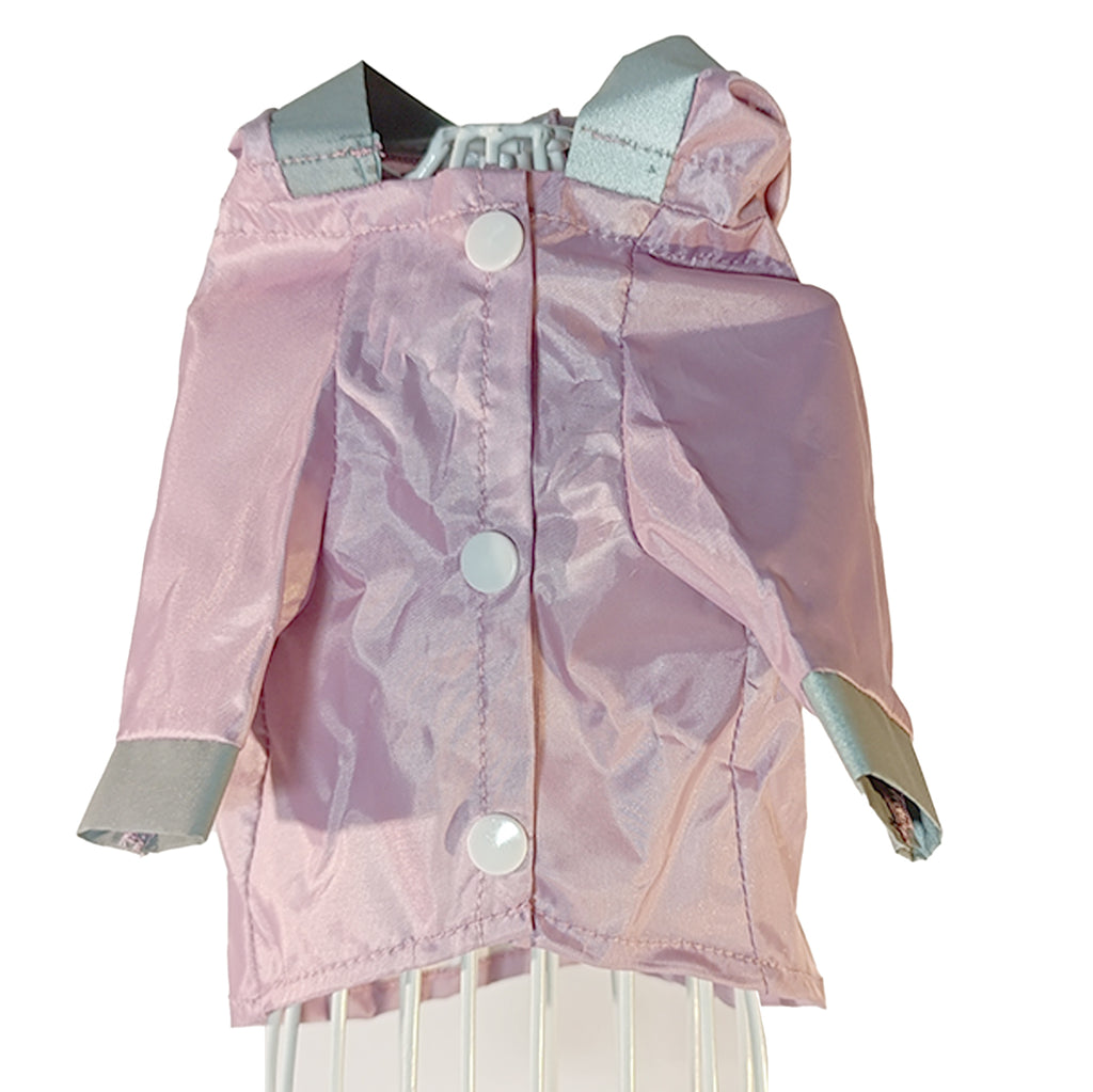 Impermeable rosa