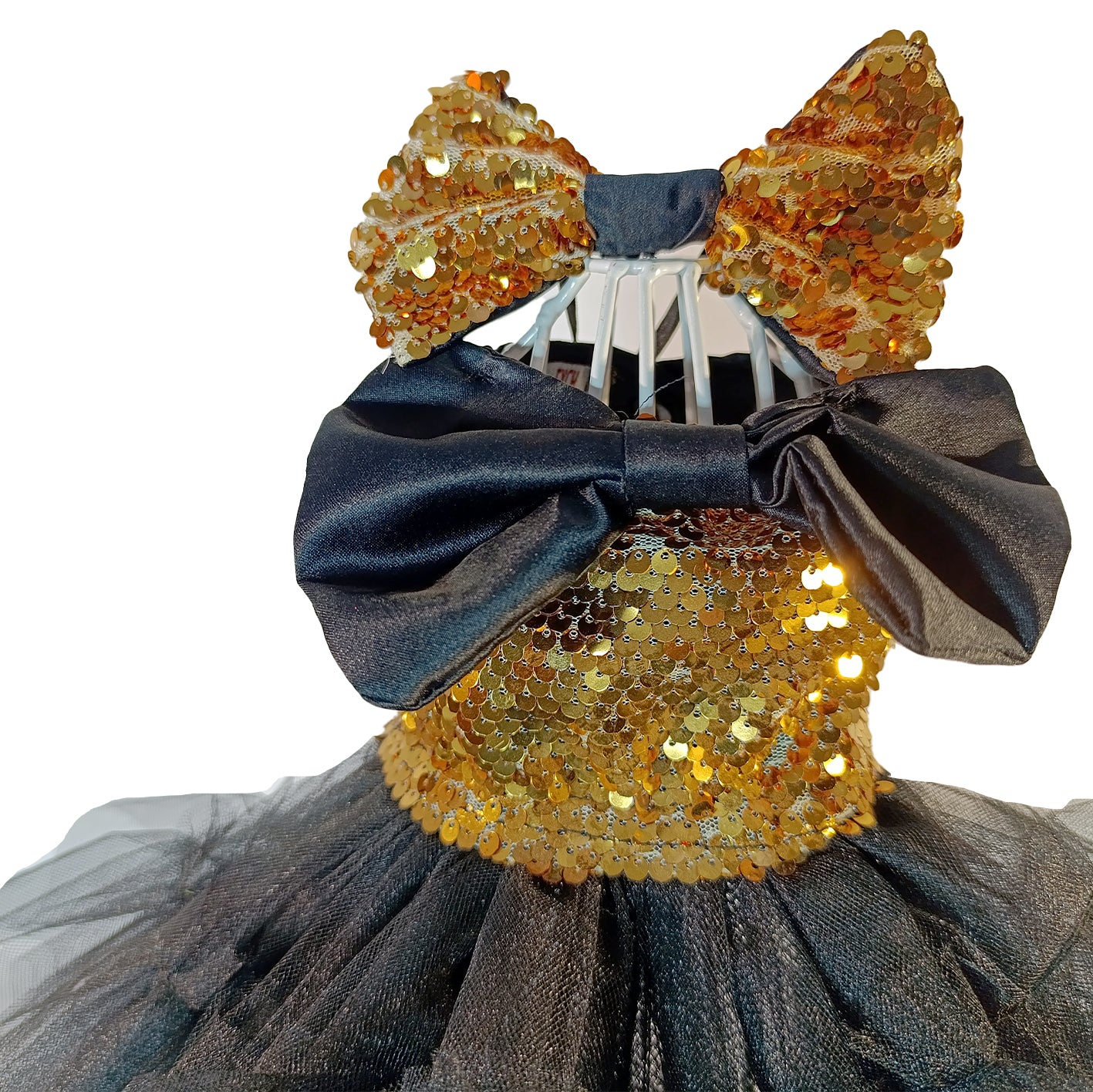 Vestido Elegante Lentejuela dorada