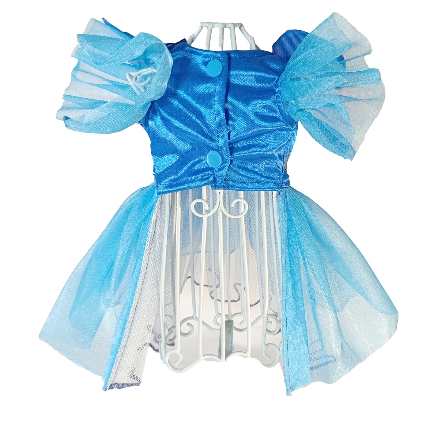 Vestido Mounstra Azul del espacio