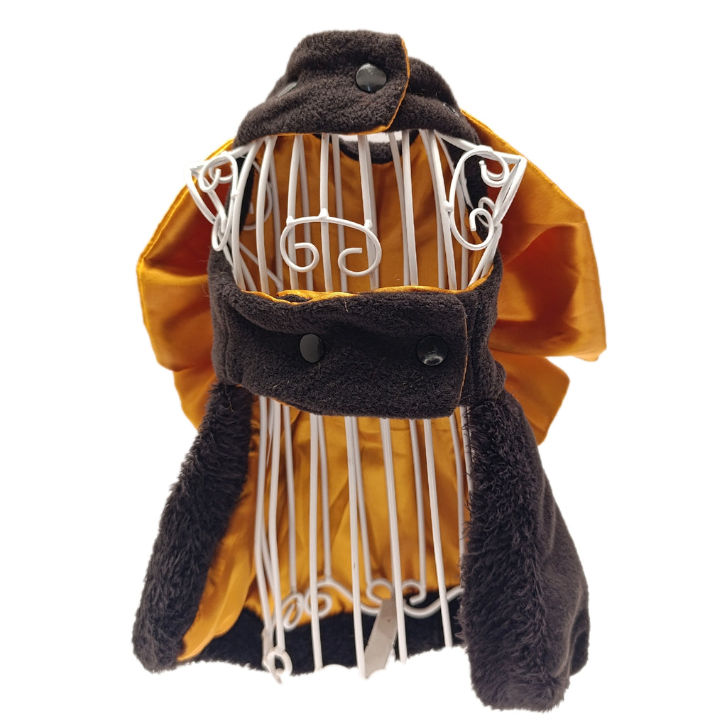 Vestido Delux negro polar con peluche