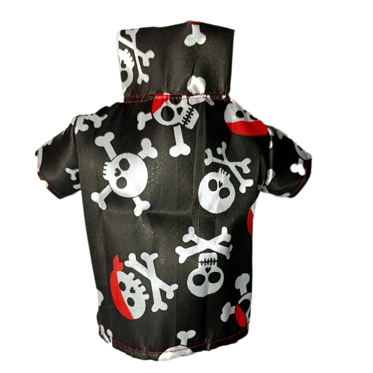 Camisa pirata negro con sombrero