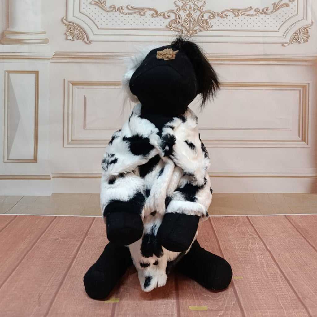 🖤🤍👑 Abrigo Cruella 👑🤍🖤