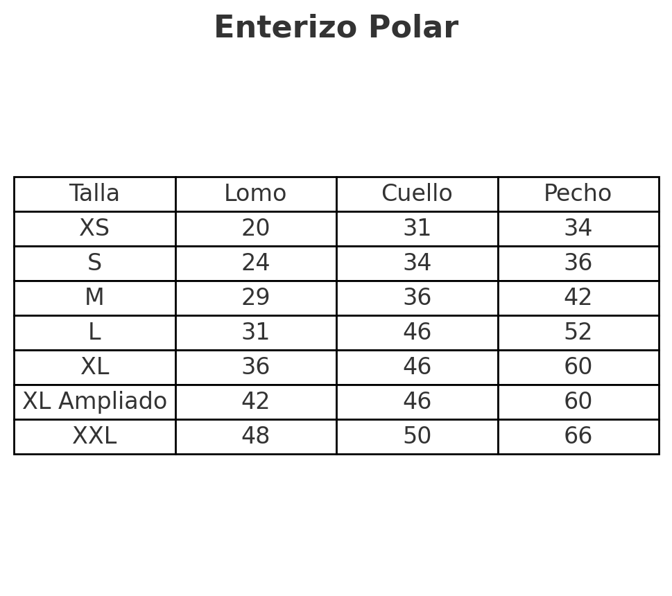Enterizo polar Rosa