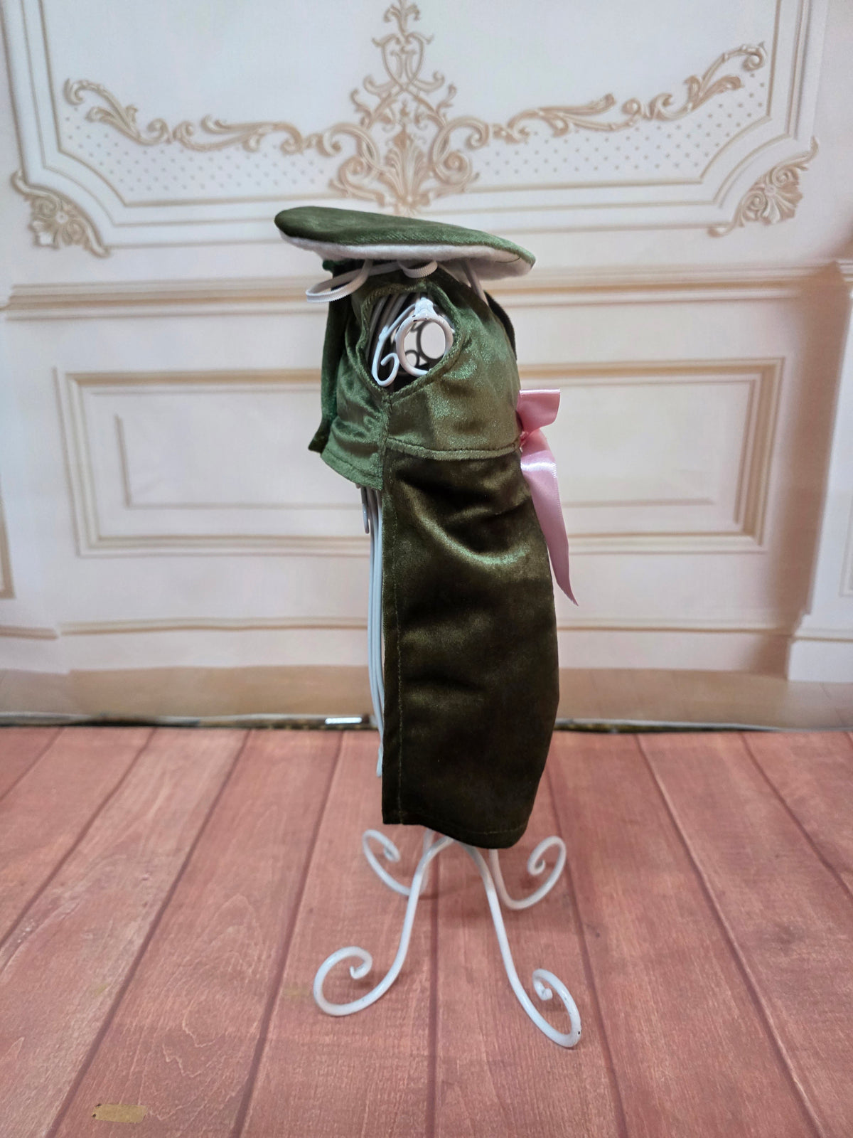 Vestido verde olivo
