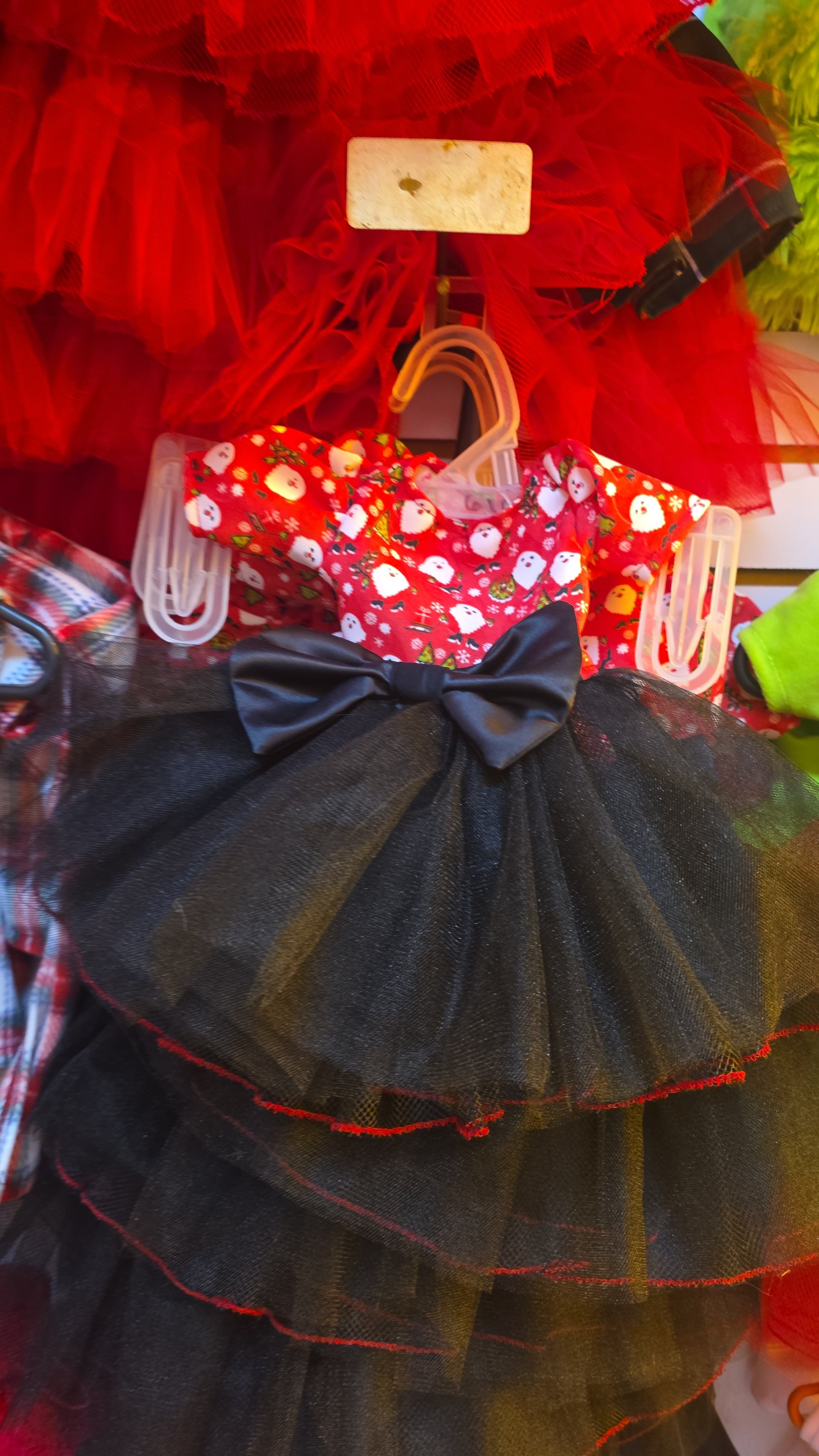 Vestidos santas tul negro