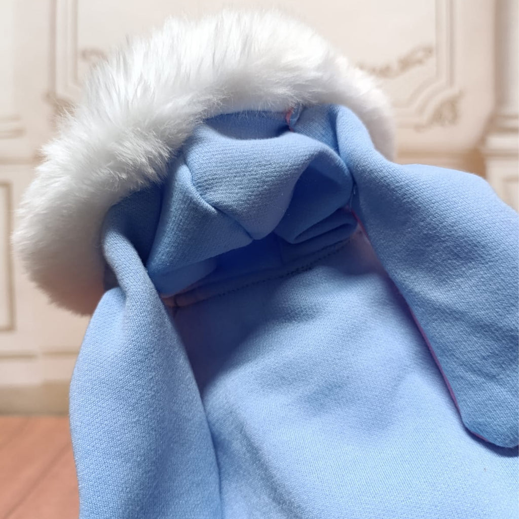 Sudadera conejito azul