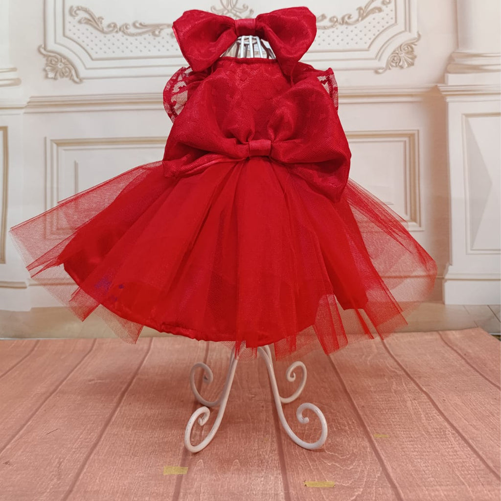 Vestido Corazones roja