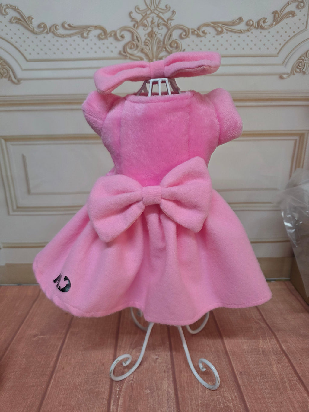 💗🧸 Vestido Peluche Rosa 🧸💗