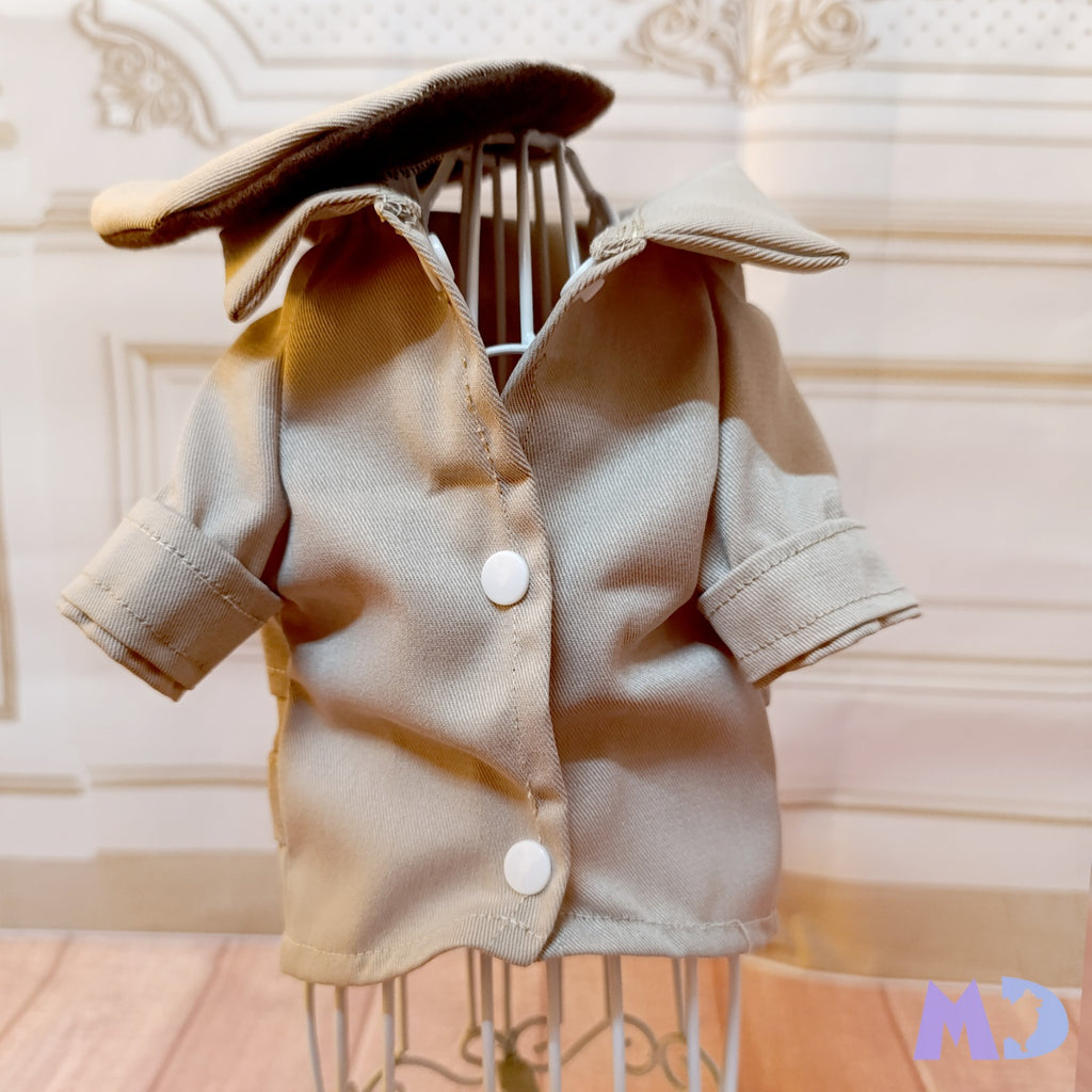 Gabardina beige