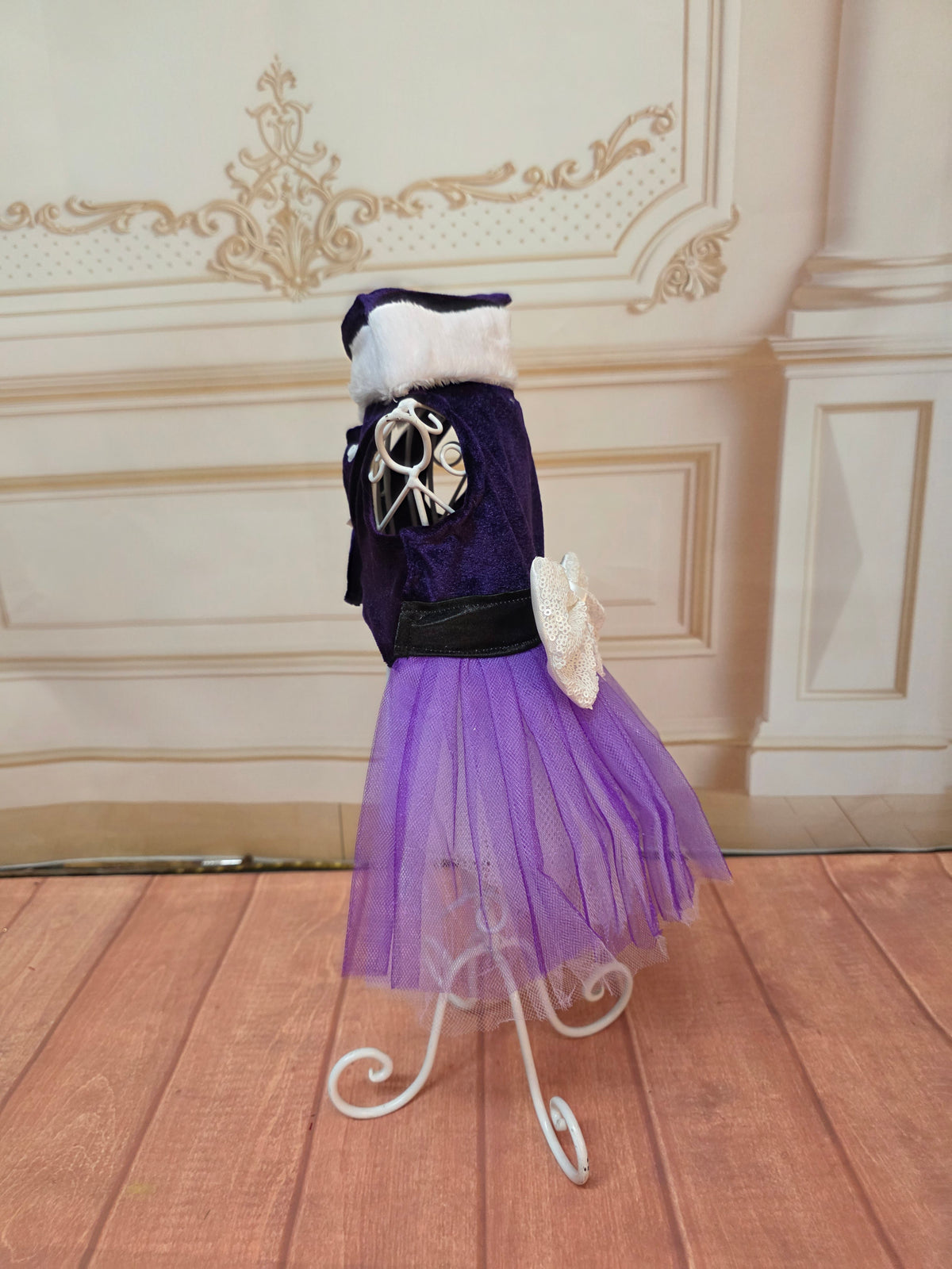 Vestidos santas morado