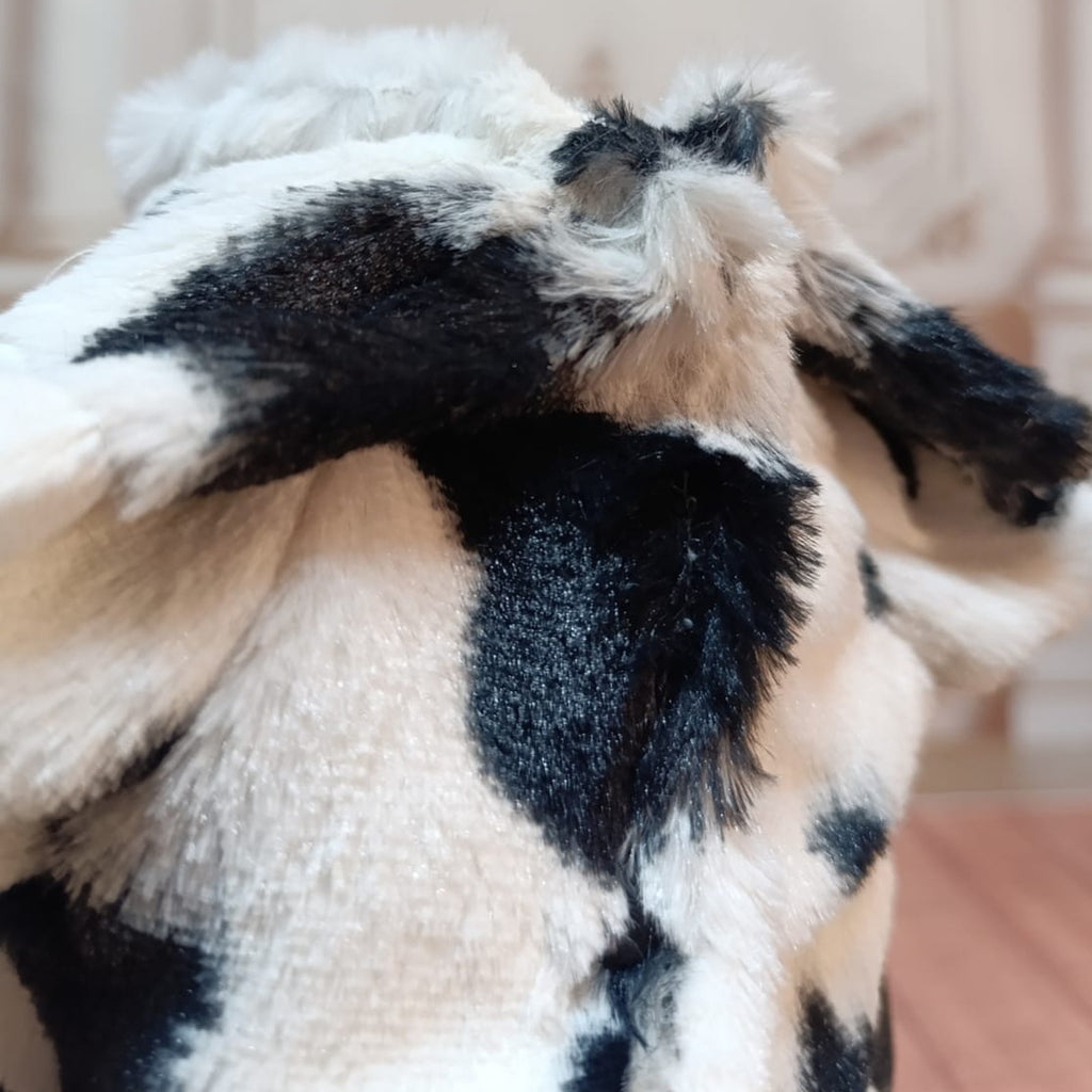 🖤🤍👑 Abrigo Cruella 👑🤍🖤