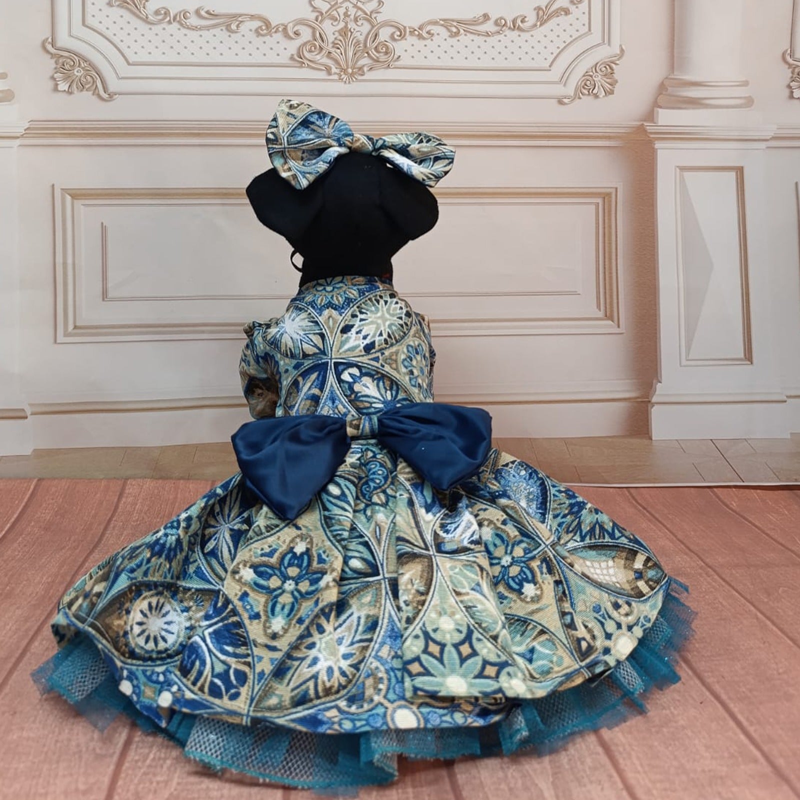 Vestido Talavera Real 💙🤍