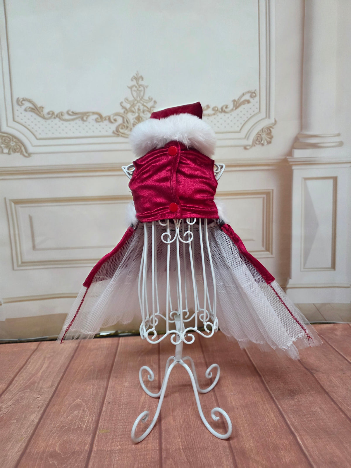 Vestido Santa delux rojo