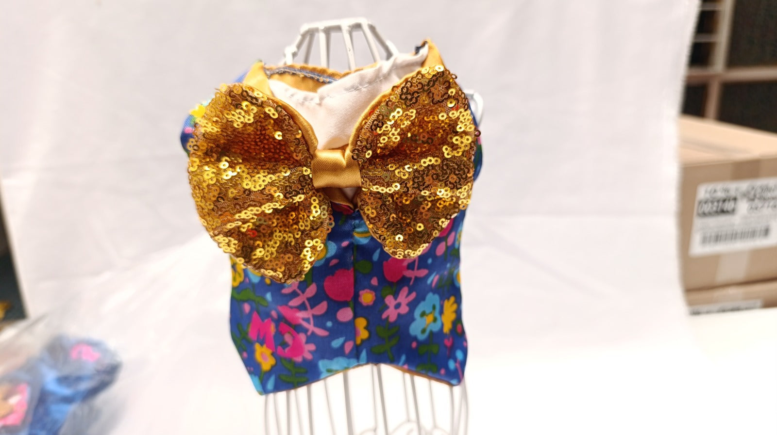 Chaleco catrin flores