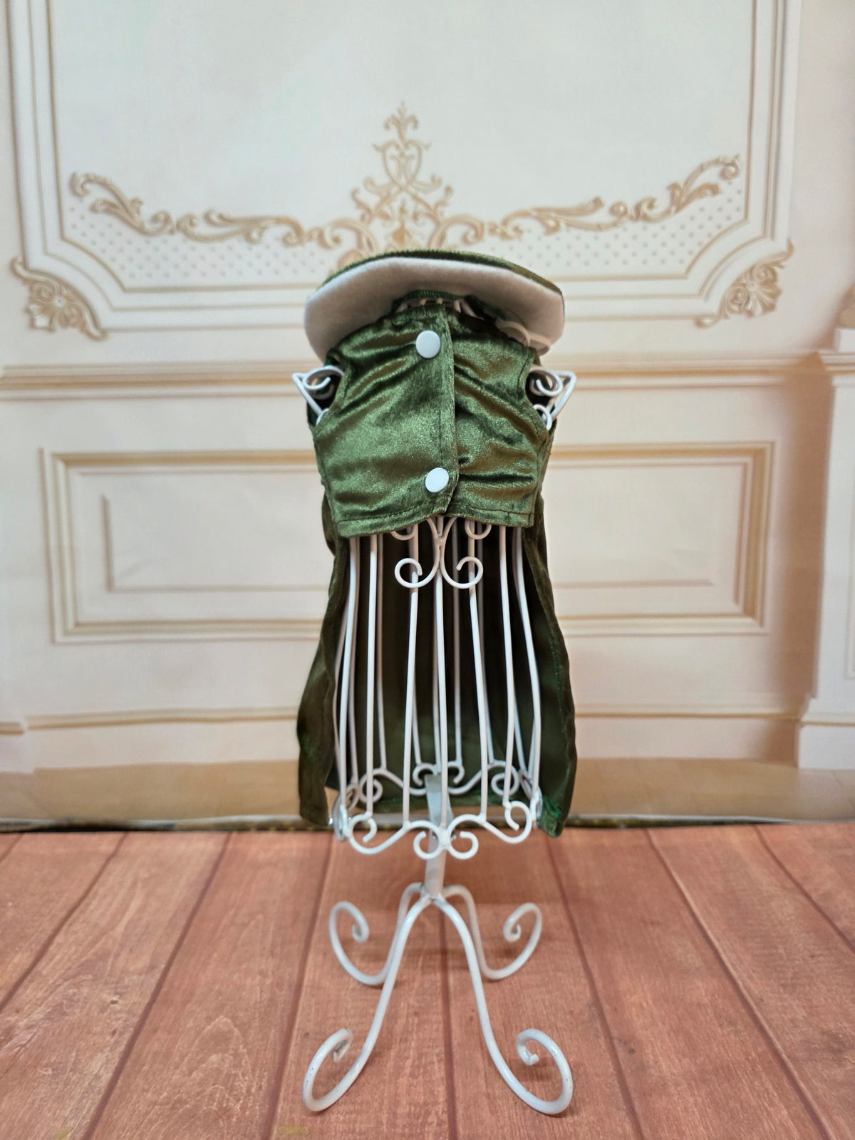 Vestido verde olivo