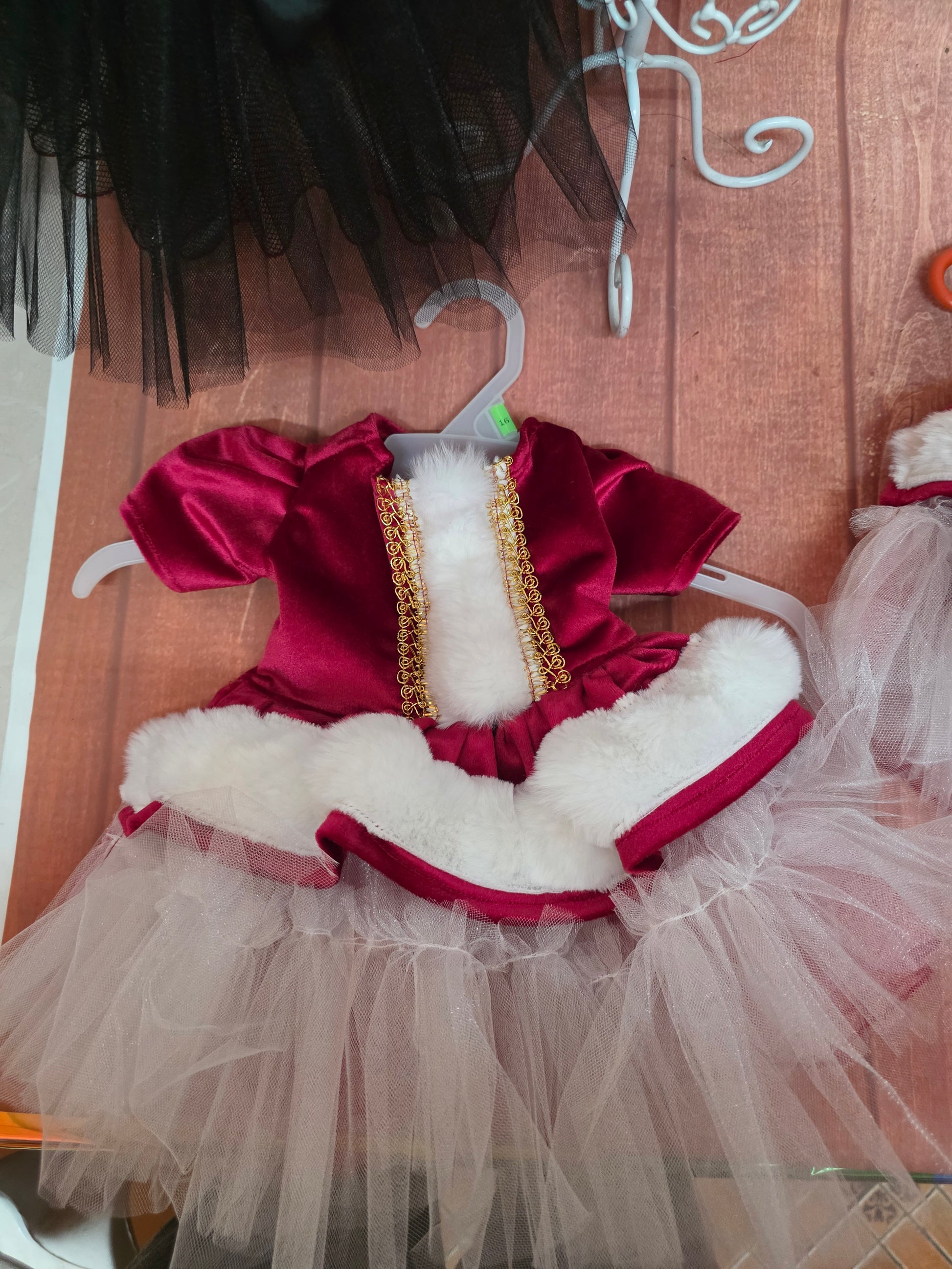 Santa delux rojo con manga