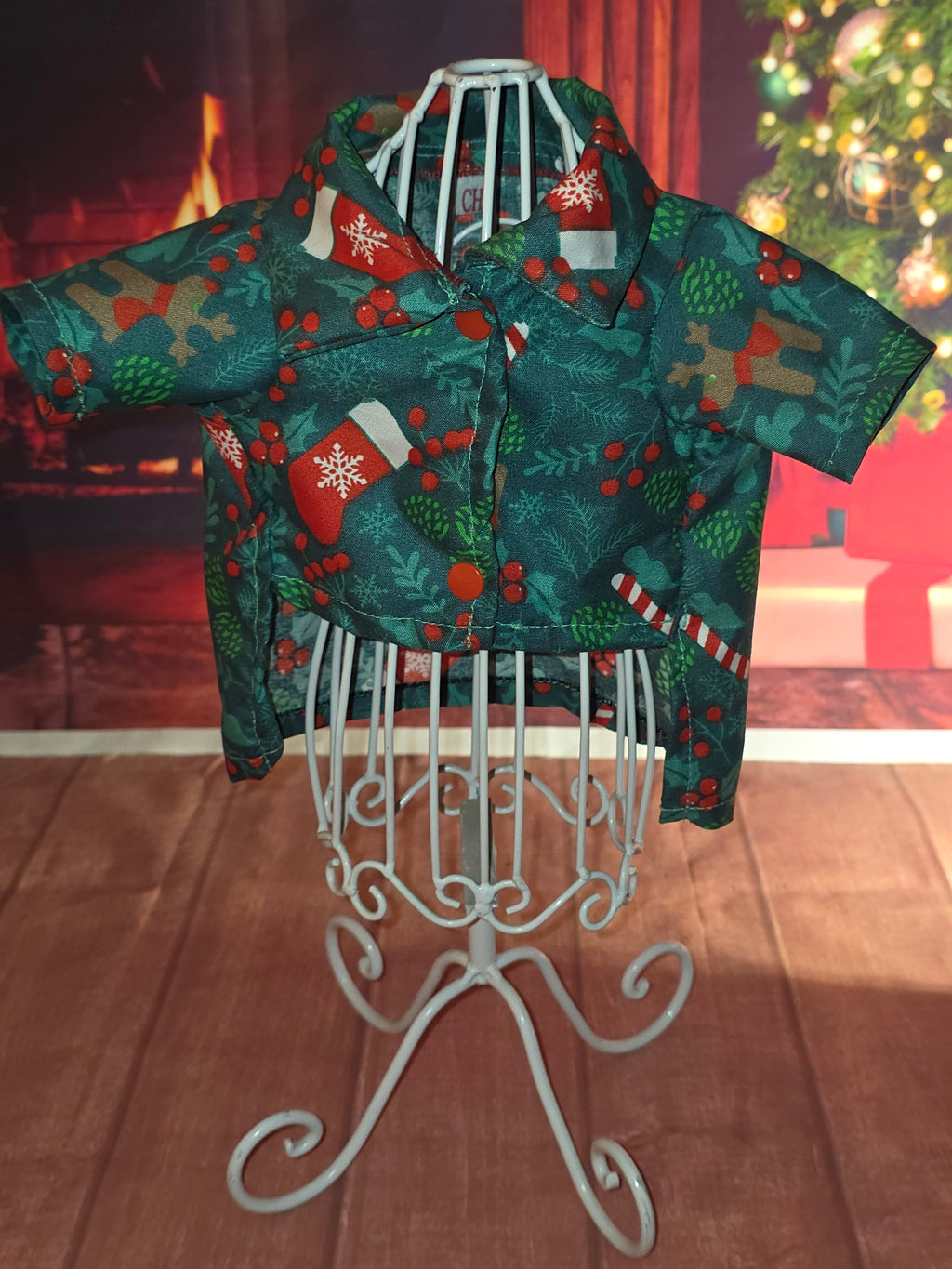 Camisa navidad verde