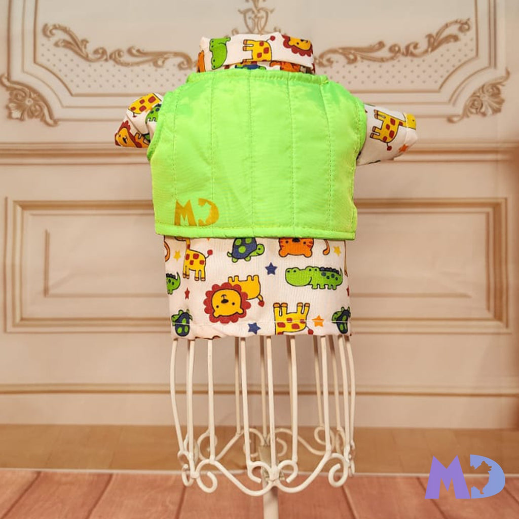 Chaleco y camisa león