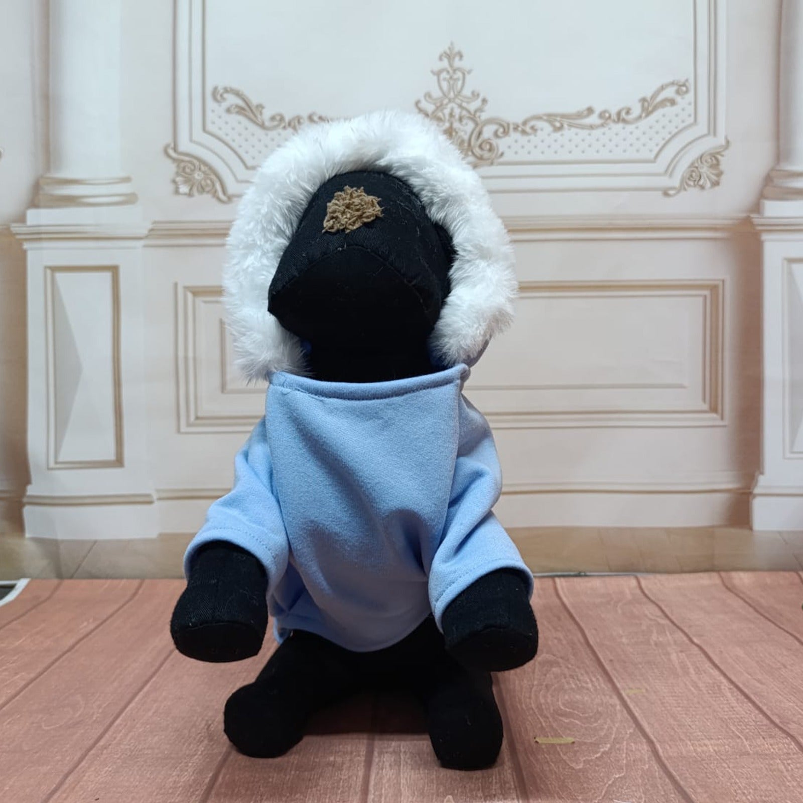 Sudadera conejito azul