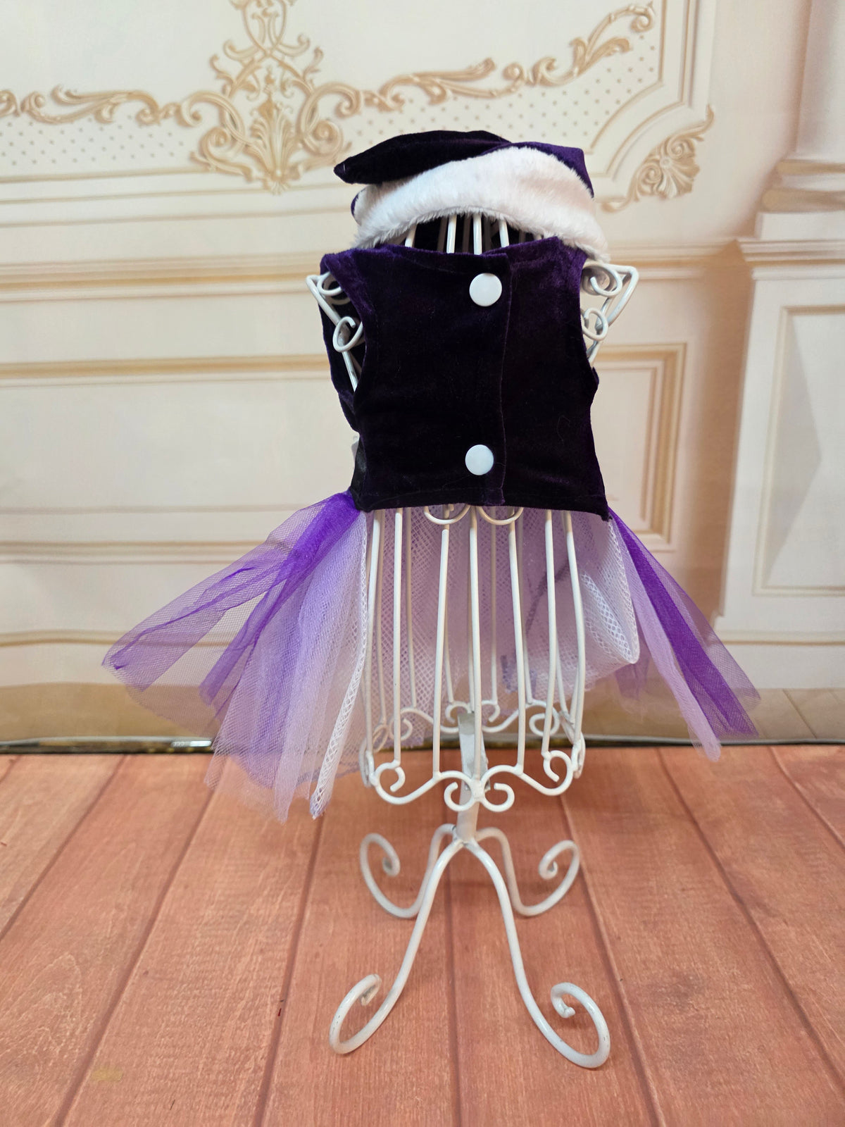Vestidos santas morado