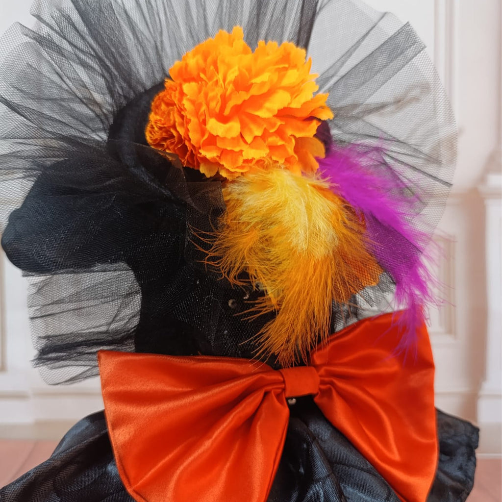 Vestido Catrina 🧡🖤