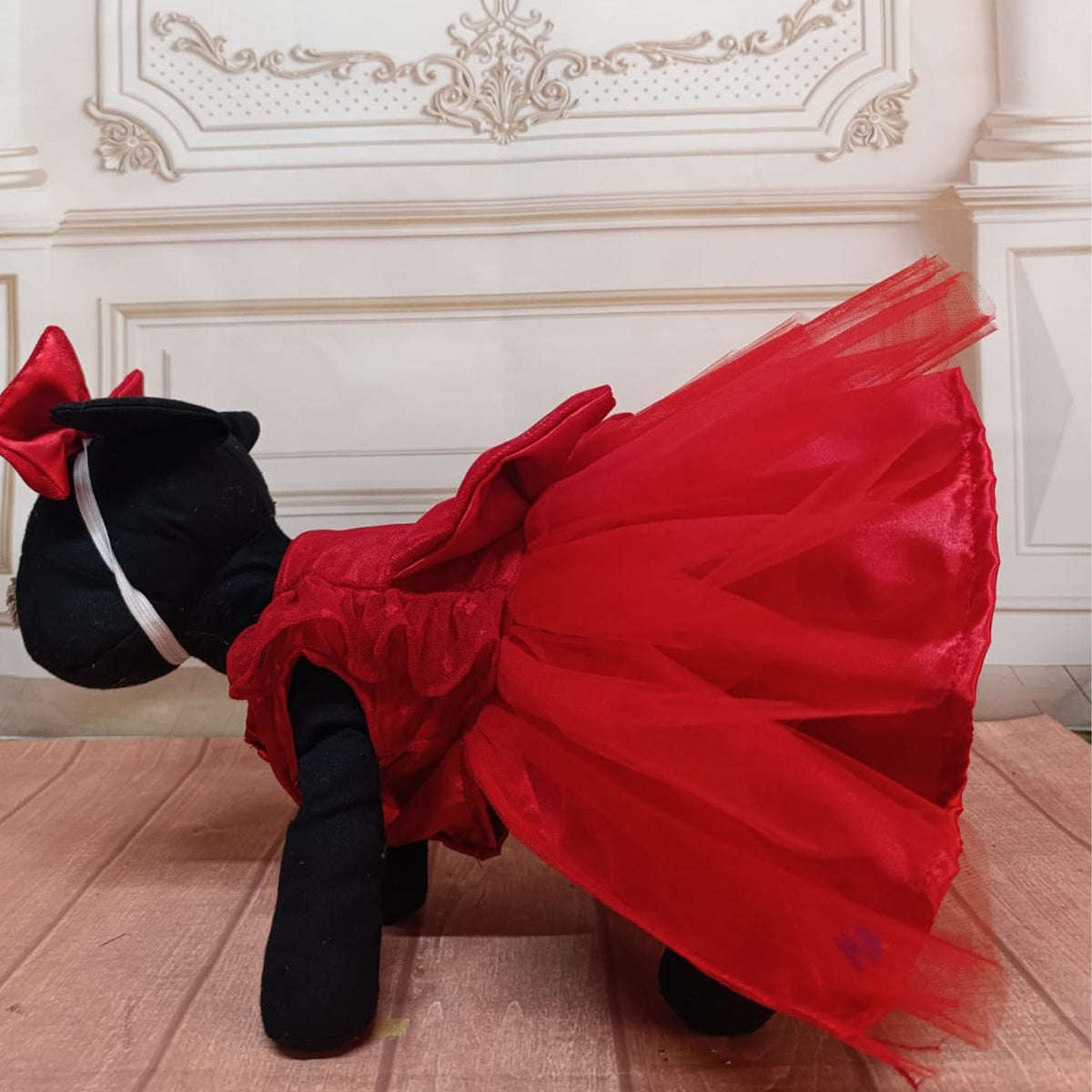 Vestido Corazones roja