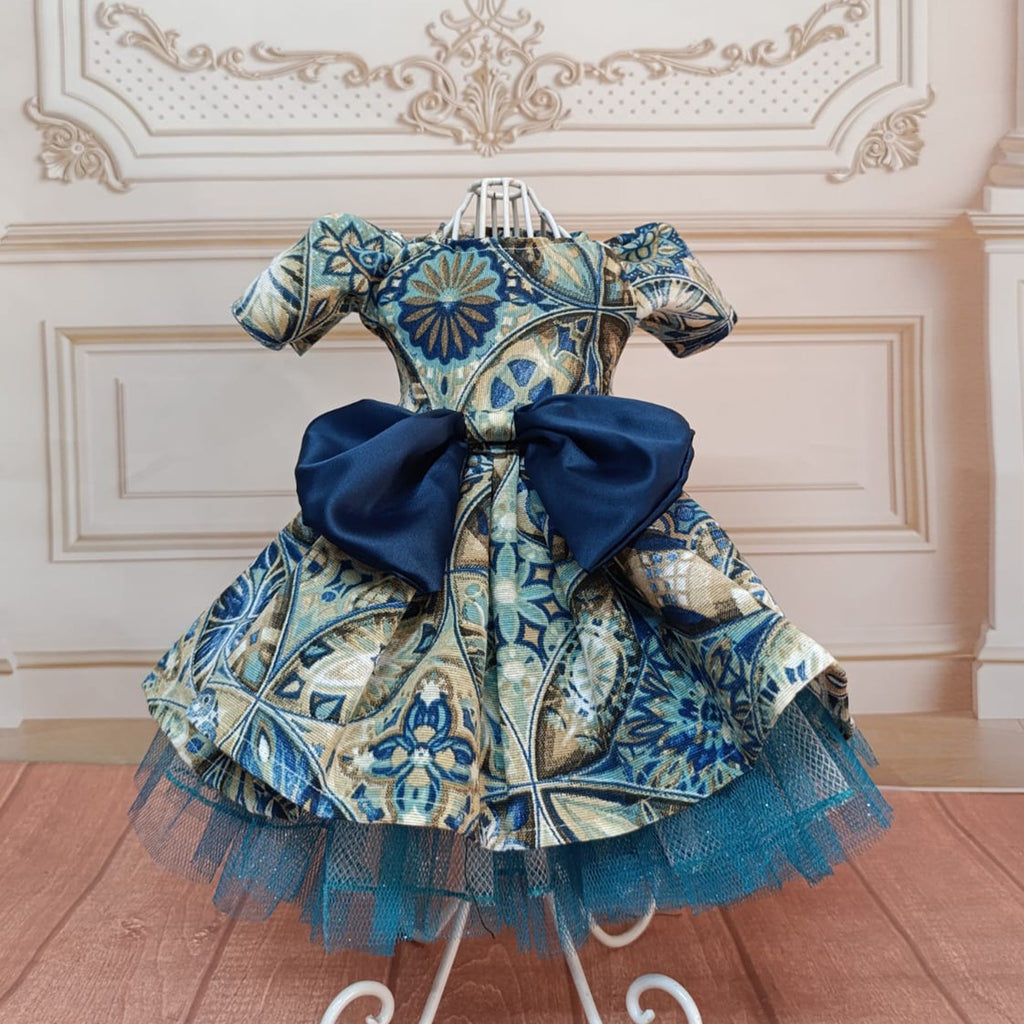 Vestido Talavera Real 💙🤍