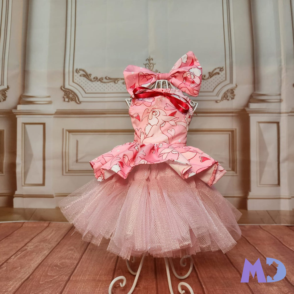 Vestido conejitos tutu