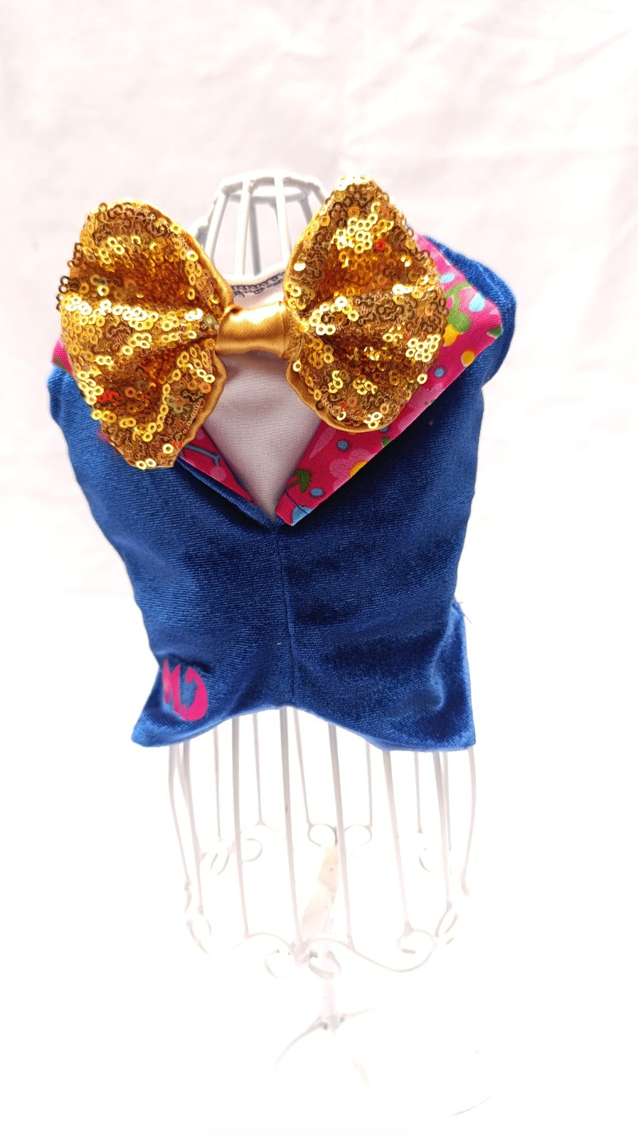 Chaleco catrin terciopelo