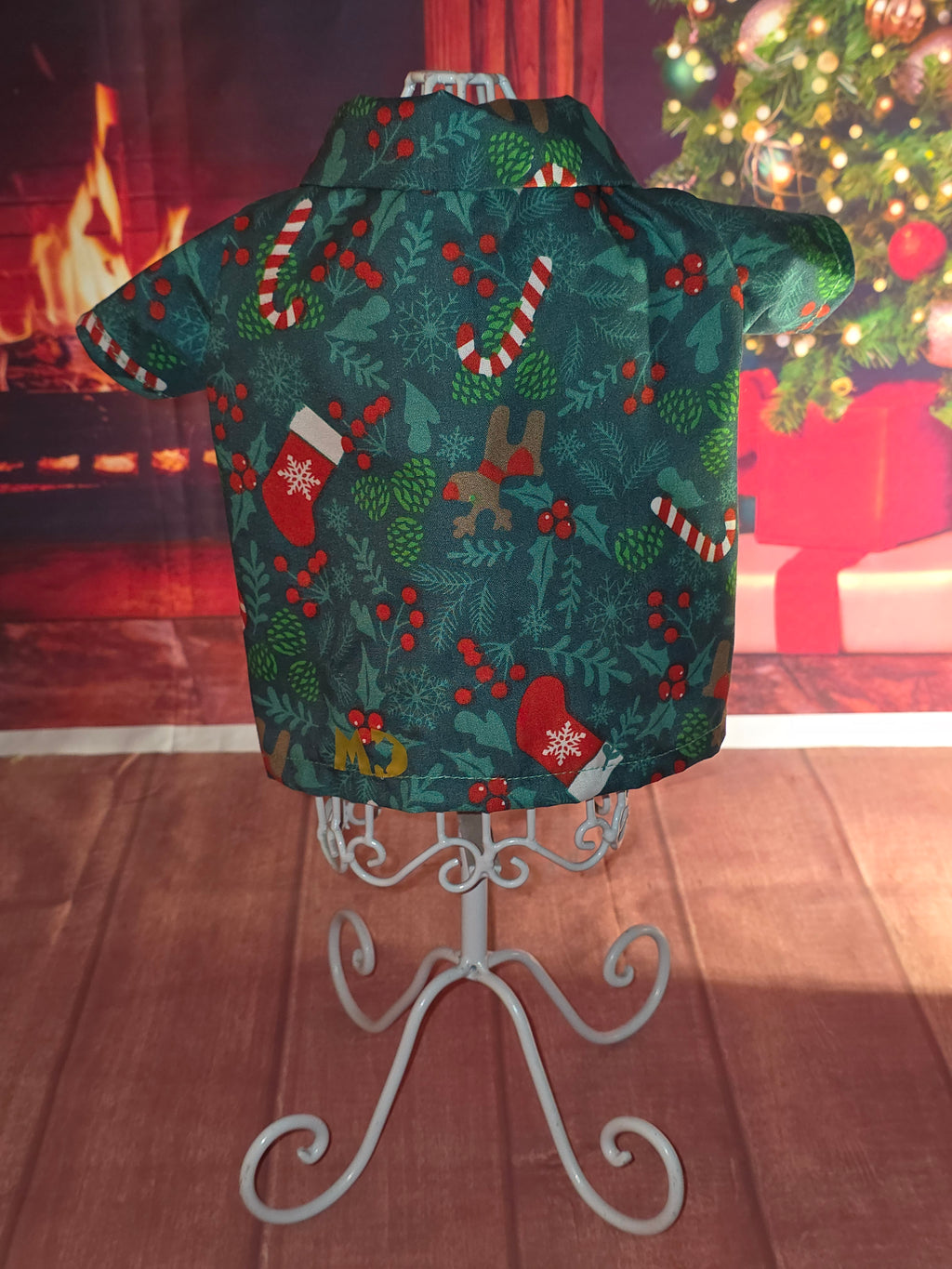 Camisa navidad verde