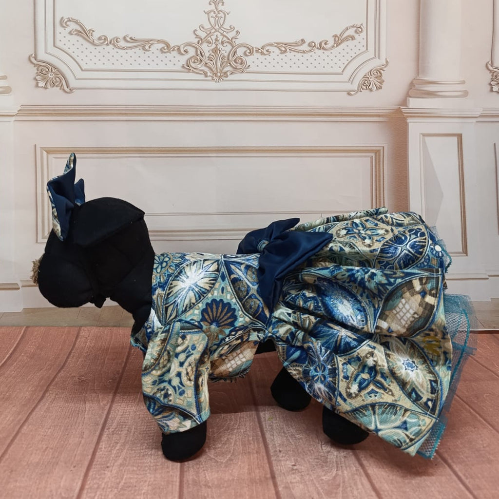Vestido Talavera Real 💙🤍