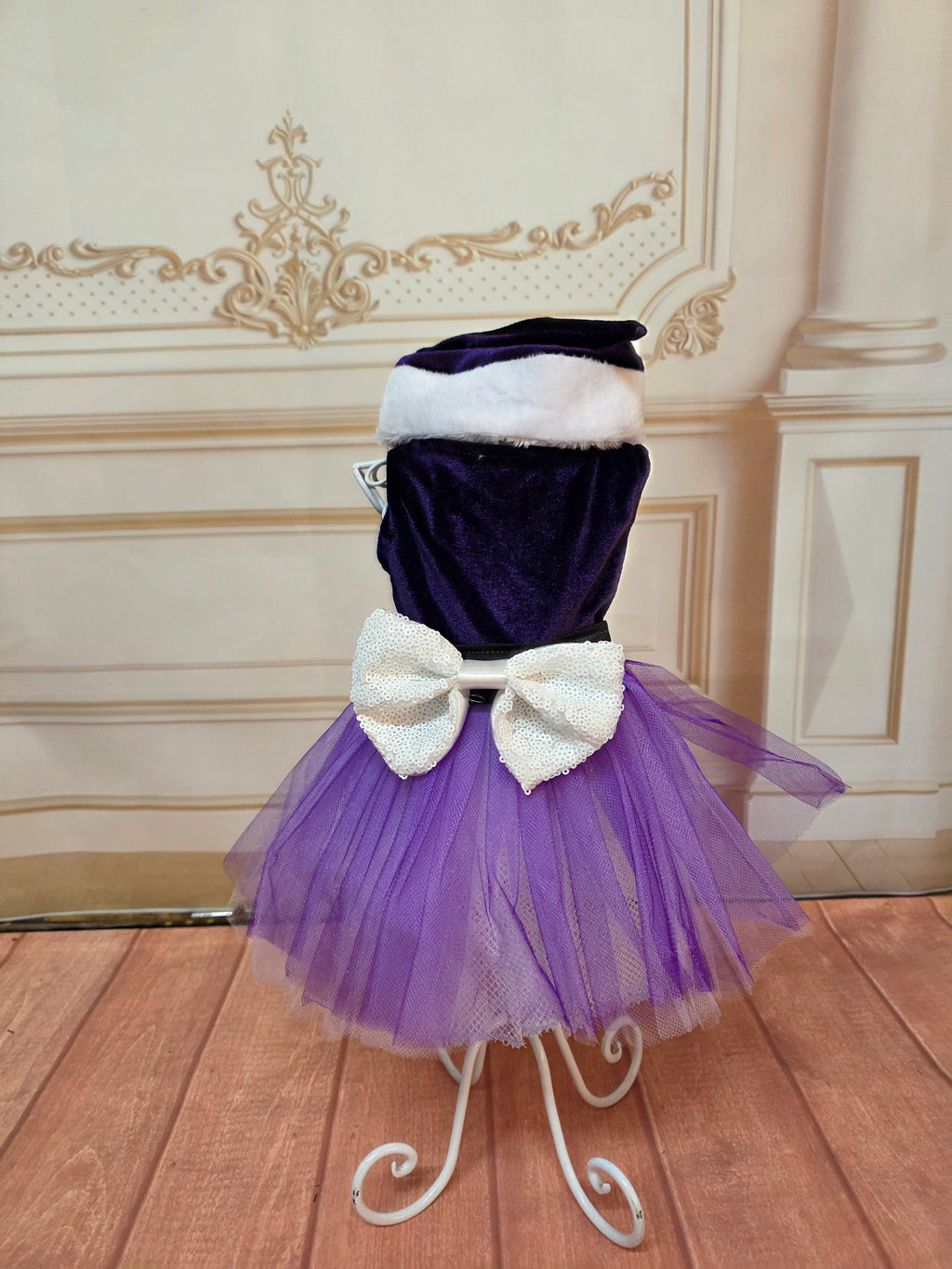 Vestidos santas morado