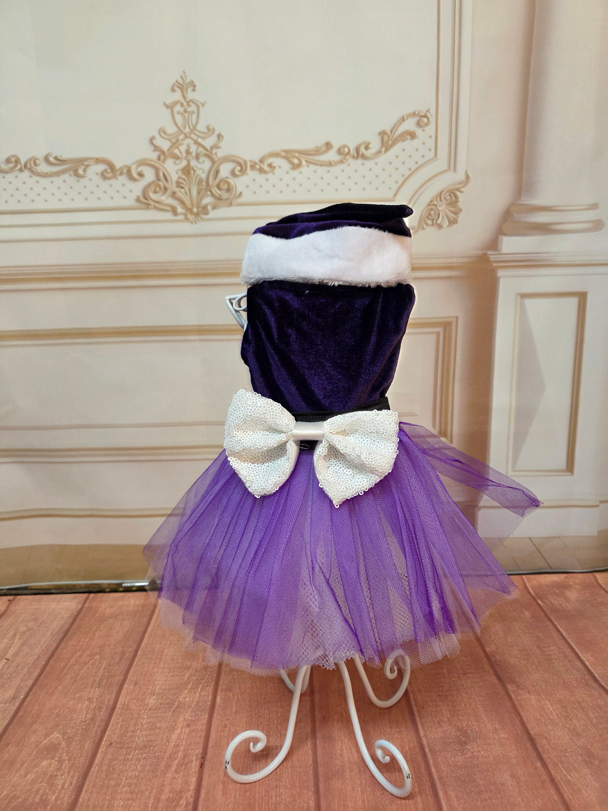 Vestidos santas morado