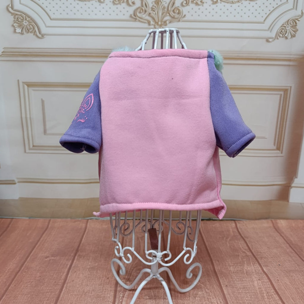 Sudadera unicornio morado rosa