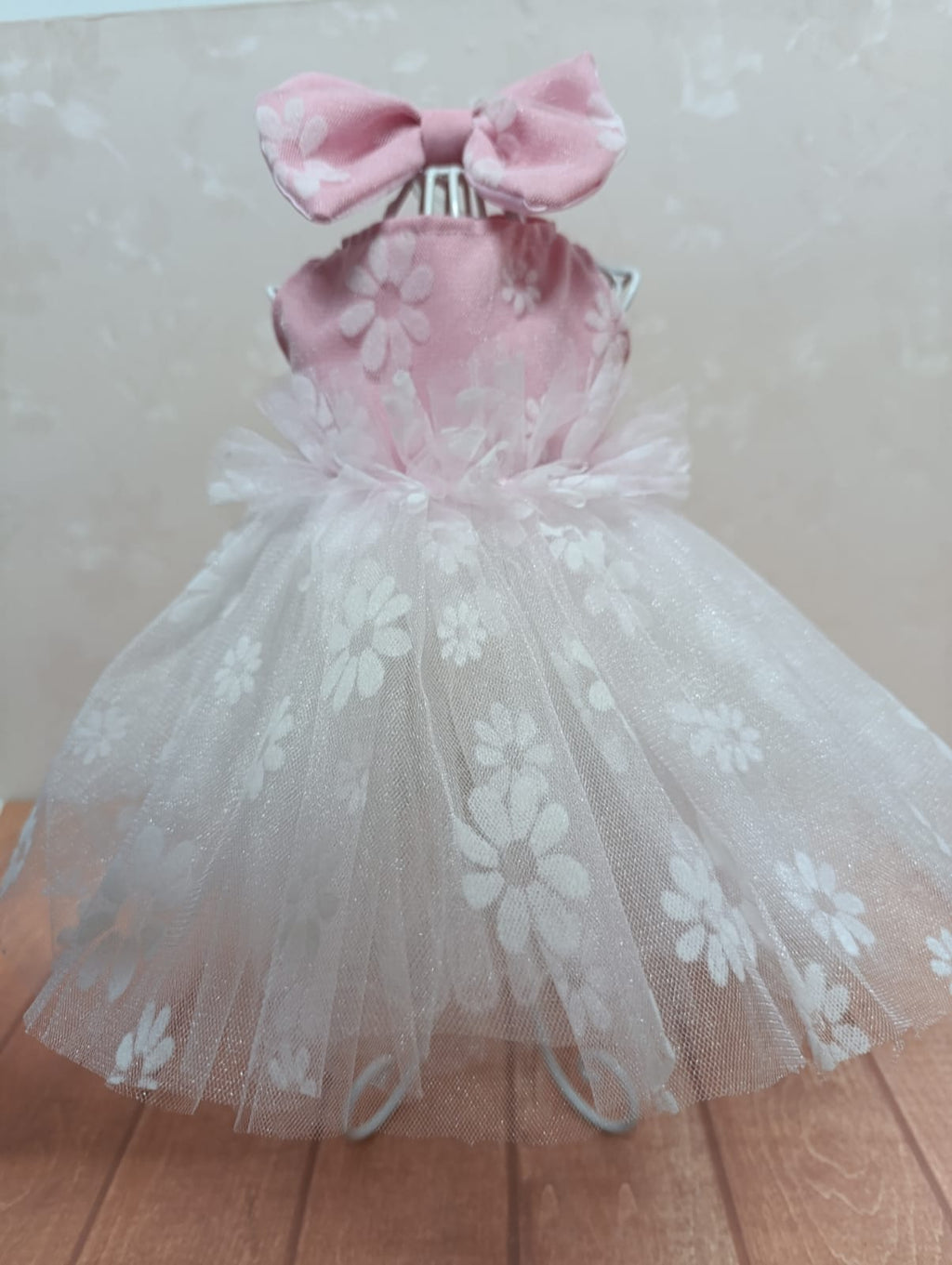 Vestido margaritas rosa