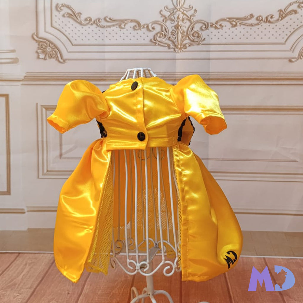 Vestido amarillo época