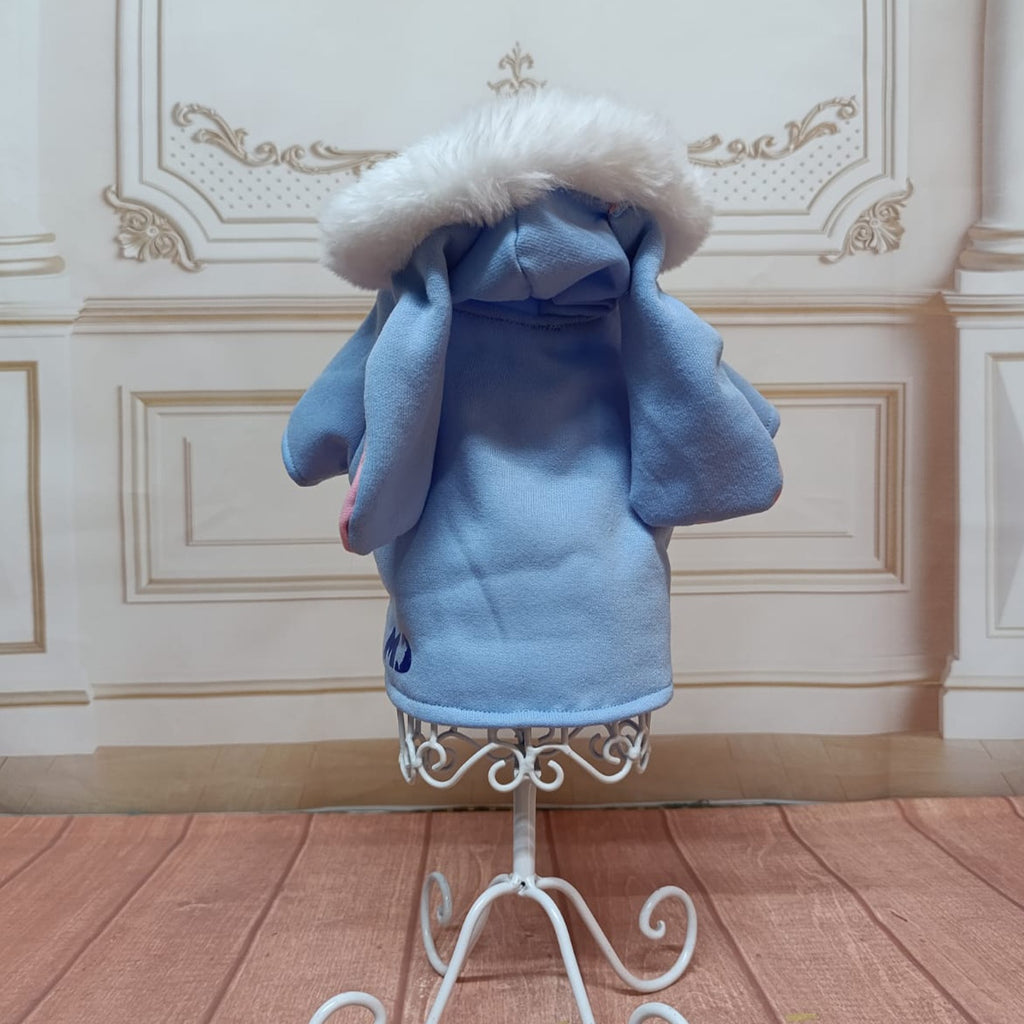 Sudadera conejito azul