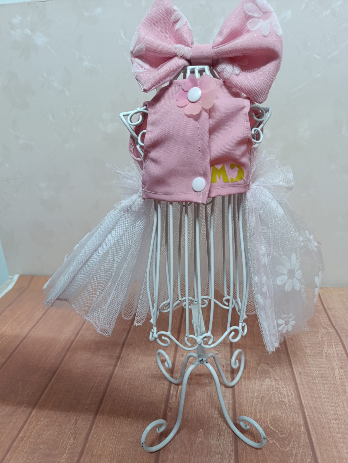 Vestido margaritas rosa