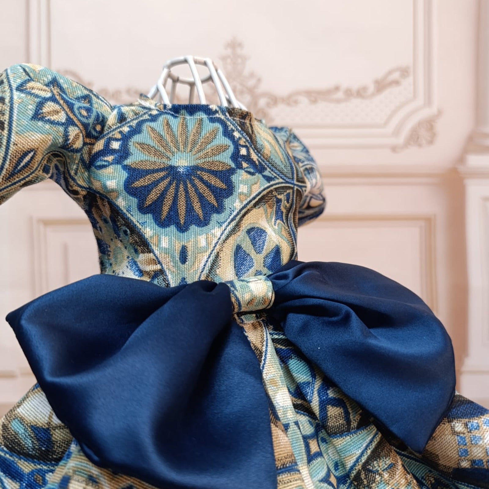 Vestido Talavera Real 💙🤍